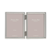 Addison Ross Ltd Fine Edged Silver Double Photo Frame