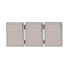 Addison Ross Ltd Fine Edged Silver Triple Photo Frame