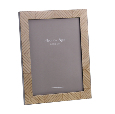 Addison Ross Ltd Carla Champagne Marquetry Frame In Multi