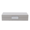 Addison Ross Ltd Chiffon Lacquer Box With Silver In Silver