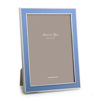 Addison Ross Ltd Periwinkle Blue Enamel & Silver Frame In Blue