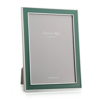 Addison Ross Ltd Fern Green Enamel & Silver Frame In Green