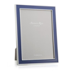 Addison Ross Ltd Navy Blue Enamel & Silver Frame In Blue