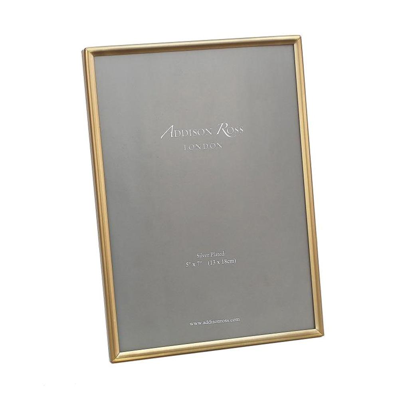 Addison Ross Ltd Fine Matte Gold Photo Frame In Gray