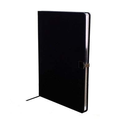 Addison Ross Ltd Black & Silver A4 Notebook