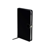 Addison Ross Ltd Black & Silver A6 Notebook In Black