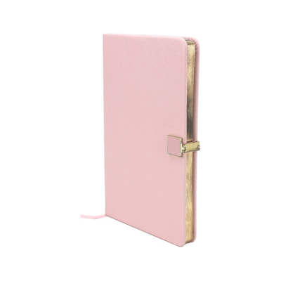 Addison Ross Ltd Pink & Gold A5 Notebook In Multi