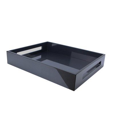 Addison Ross Ltd Carbon Fibre Medium Lacquered Serving Tray