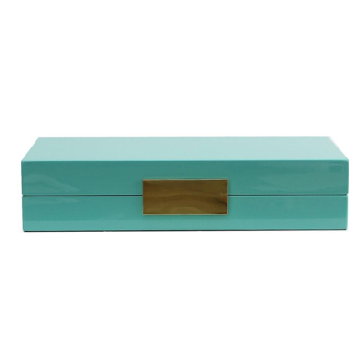 Addison Ross Ltd Turquoise Jewellery Box With Gold