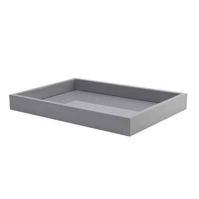 Addison Ross Ltd Chiffon Grey Small Lacquered Tray