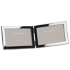 ADDISON ROSS LTD 15MM DOUBLE SILVER FRAME WITH SQUARED CORNERS (LANDSCAPE)