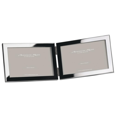 Addison Ross Ltd 15mm Double Silver Frame With Squared Corners (landscape)