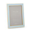 Addison Ross Ltd Powder Blue Enamel & Gold Frame In Blue
