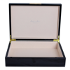 Addison Ross Ltd Large Black Lacquer Box With Gold In Black