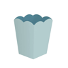 Addison Ross Ltd Uk Scalloped Lacquer Bin – Eau De Nil & Turquoise