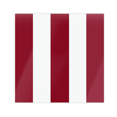 Addison Ross Ltd Uk Burgundy & White Lacquer Placemats – Set Of 4
