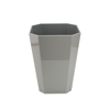 Addison Ross Ltd Uk Octagonal Lacquer Bin – Chiffon Grey