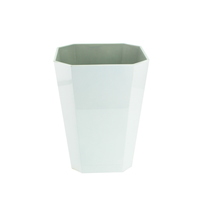 Addison Ross Ltd Uk Octagonal Lacquer Bin – White
