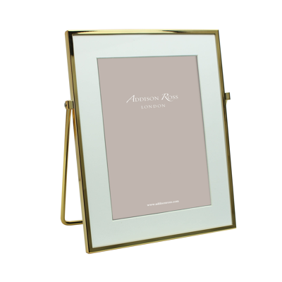Addison Ross Ltd Gold Easel Frame In Blue