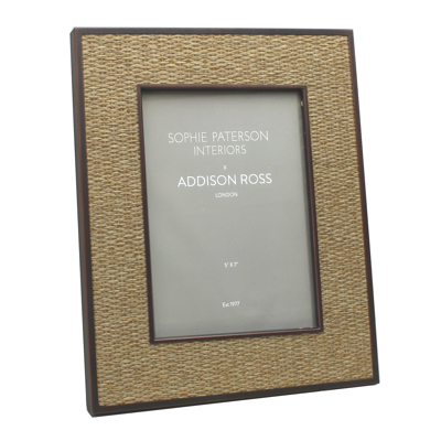 Addison Ross Ltd Uk Wheat Rattan Frame In Brown