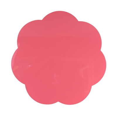 Addison Ross Ltd Uk Watermelon Pink Large Scallop Lacquer Placemats – Set Of 4