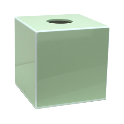 Addison Ross Trade Uk Mint Square Tissue Box In Green