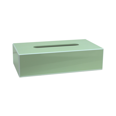 Addison Ross Trade Uk Mint Rectangular Tissue Box In Green