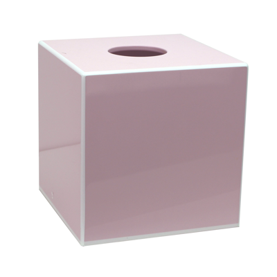 Addison Ross Trade Uk Light Pink Square Tissue Box In Purple