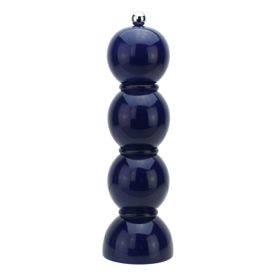 Addison Ross Trade Uk Navy  Bobbin Salt Or Pepper Mill Grinder In Blue