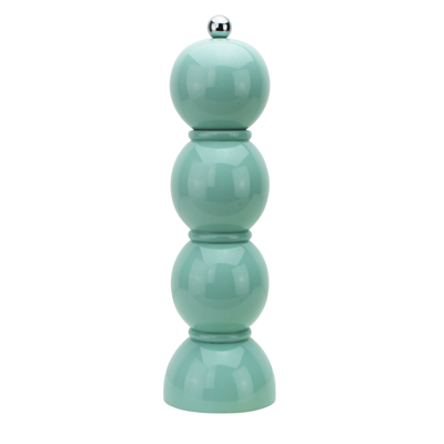 Addison Ross Trade Uk Eau De Nil Bobbin Salt Or Pepper Grinder In Blue