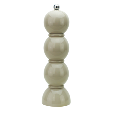 Addison Ross Trade Uk Cappuccino Bobbin Salt Or Pepper Mill Grinder In Gray