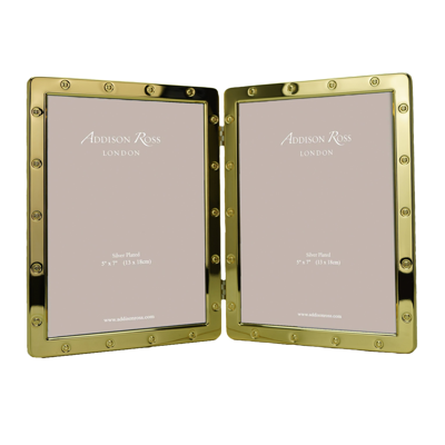 Addison Ross Ltd Gold Locket Frame Double