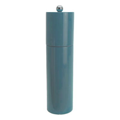 Addison Ross Trade Uk Chambray Round Column Salt Or Pepper Grinder In Blue