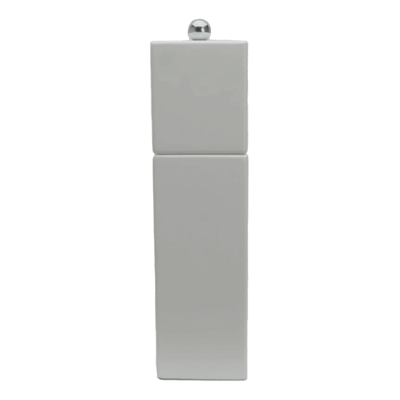 Addison Ross Trade Uk White Square Pillar Salt Or Pepper Grinder