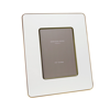 Addison Ross Ltd White & Gold Enamel Studio Photo Frame