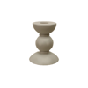 ADDISON ROSS TRADE UK SMALL CAPPUCCINO BOBBIN CANDLESTICK - 10CM