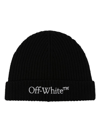 OFF-WHITE LOGO刺绣羊毛套头帽