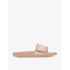 Jimmy Choo Women's Fitz Embellished Slide Sandals In X Ballet Pink