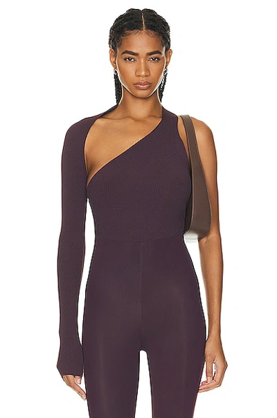 Live The Process Eclipse Bodysuit In Acai Berry