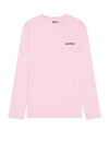 Jacquemus Pink Le Chouchou 'le T-shirt Pavane Manche Longues' Long Sleeve T-shirt