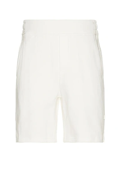 On Shorts In Undyed White