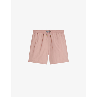 Balibaris Mens Magnolia Nery Seersucker Woven-blend Swim Shorts