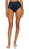 Kiki De Montparnasse Women's Tous Les Jours High-waist Stretch-silk Brief In French Navy