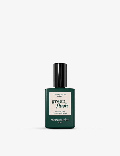 Manucurist Creme Green Flash Nail Polish 15ml