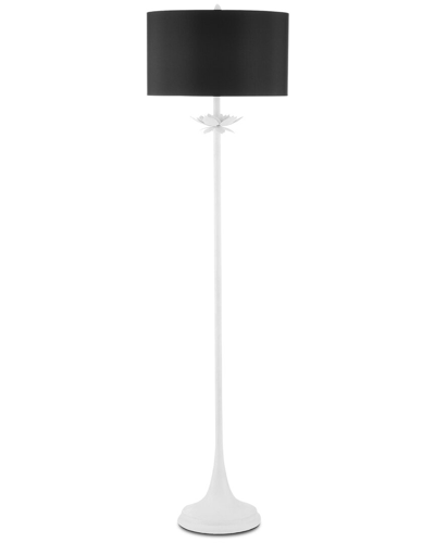Currey & Company Bexhill White Floor Lamp
