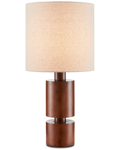 Currey & Company Vero Wood Table Lamp