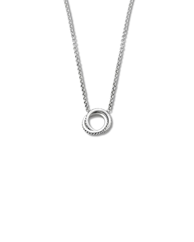 Samuel B. Silver Circle Loop Necklace