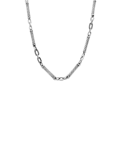Samuel B. Silver Twisted Rope Necklace