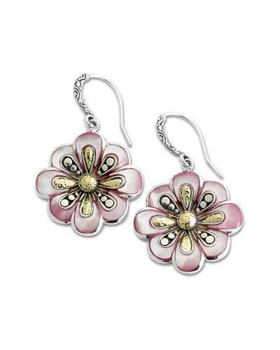 Samuel B. 18k & Silver Pearl Flower Earrings