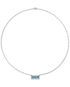 Diamond Select Cuts 14k 3.13 Ct. Tw. Diamond & London Blue Topaz Necklace